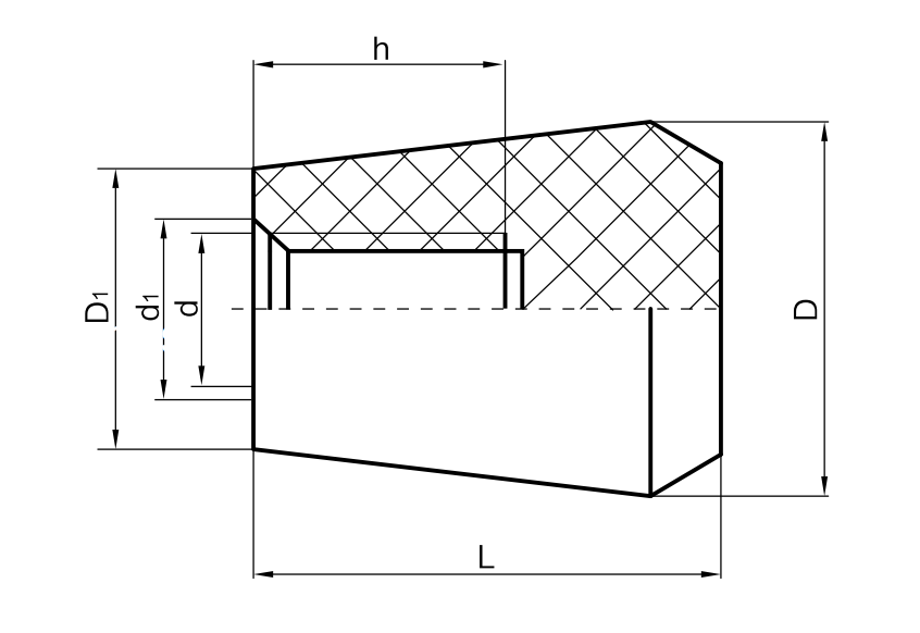 SK7443 Cone-shape knob(pic1)
